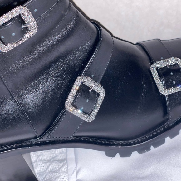 Jimmy Choo: Hank 65 boots : Black - Picture 6 of 14